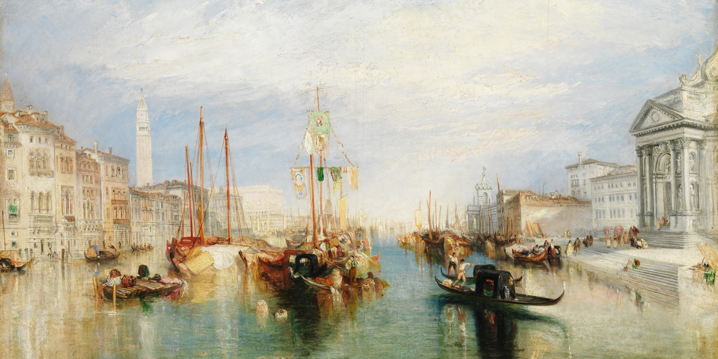 Venice, from the Porch of Madonna della Salute (detail), by J.M.W. Turner, c. 1835. The Metropolitan Museum of Art, Bequest of Cornelius Vanderbilt, 1899. Venice, from the Porch of Madonna della Salute (detail), by J.M.W. Turner, c. 1835. The Metropolitan Museum of Art, Bequest of Cornelius Vanderbilt, 1899.