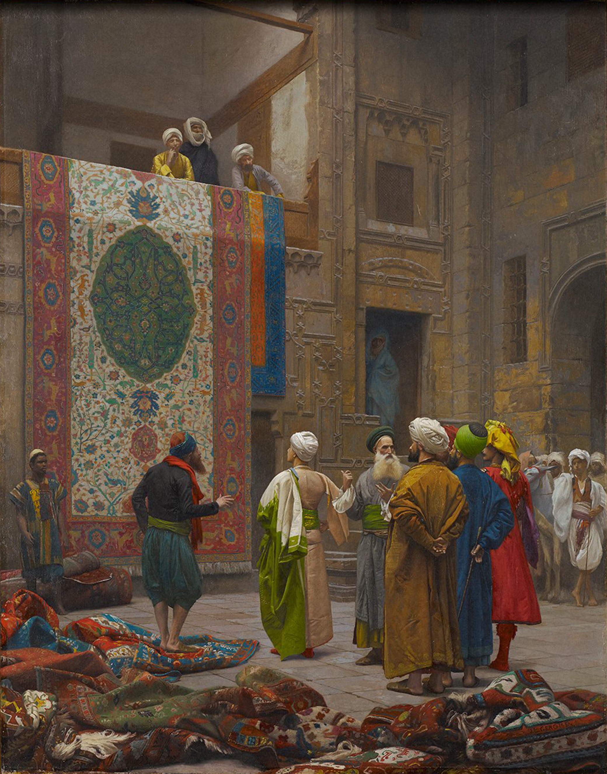 The Carpet Merchant, by Jean-Léon Gérôme, c. 1887. The Minneapolis Institute of Art, The William Hood Dunwoody Fund. The Carpet Merchant, by Jean-Léon Gérôme, c. 1887. The Minneapolis Institute of Art, The William Hood Dunwoody Fund.