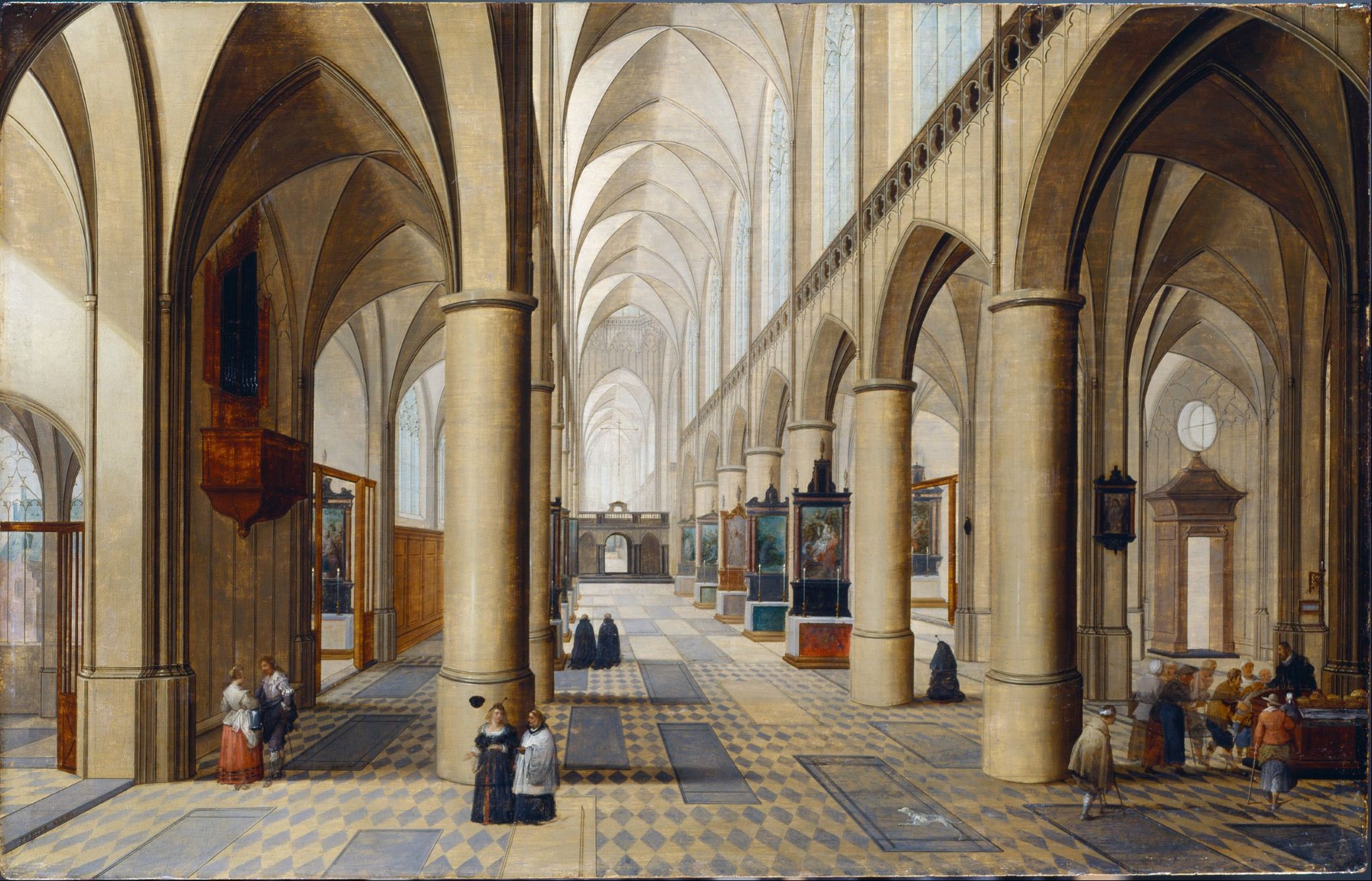 Interior of a Gothic Church