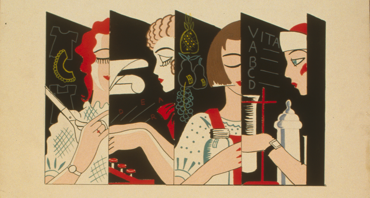 “Girls—Are You Interested in a Job?” WPA poster, c. 1936. Library of Congress, Prints and Photographs Division. “Girls—Are You Interested in a Job?” WPA poster, c. 1936. Library of Congress, Prints and Photographs Division.