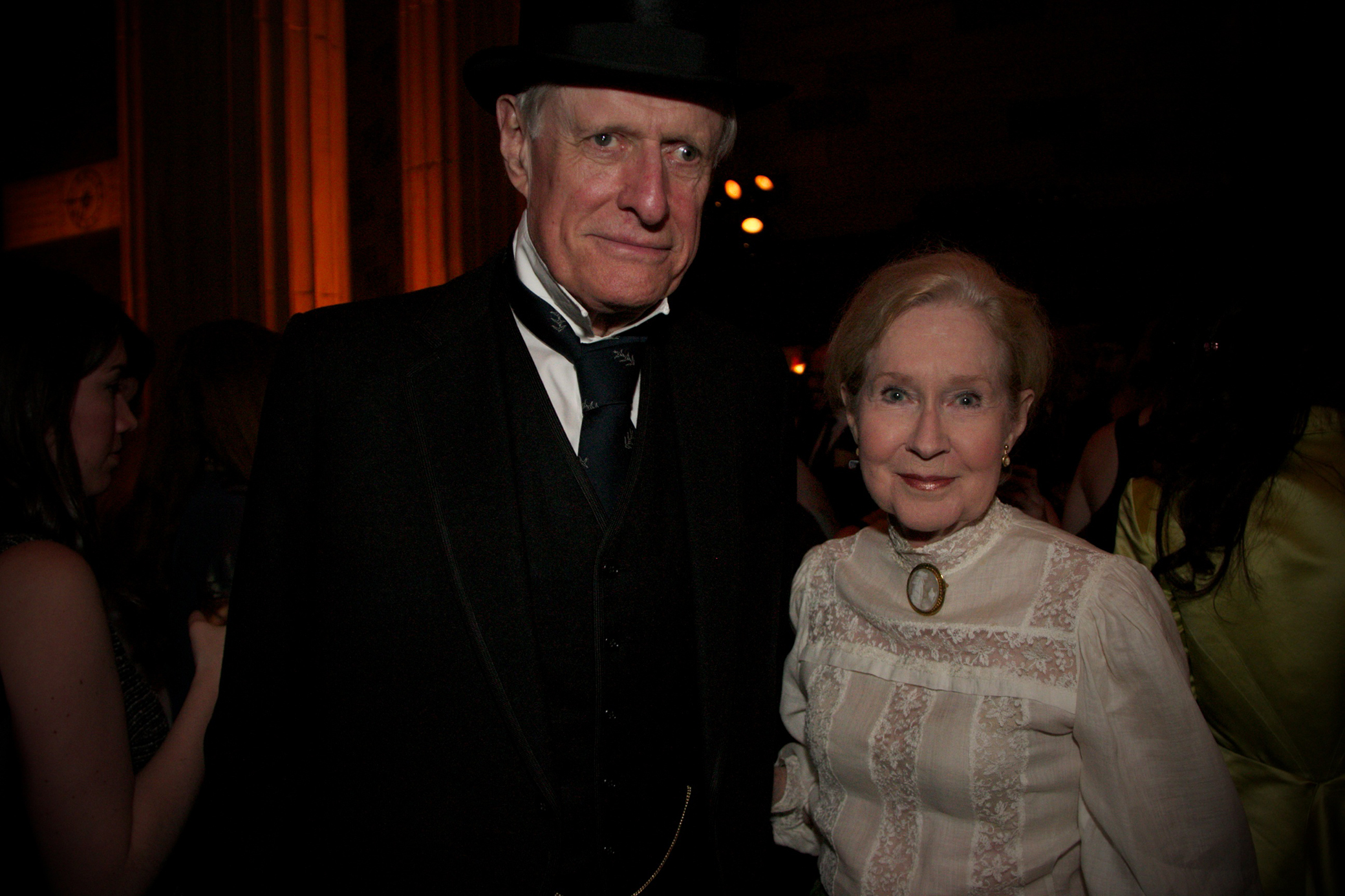 Photograph of Arthur Yorke Allen and Mary Stewart Hammond at the 1870s Decade Ball, 2014.