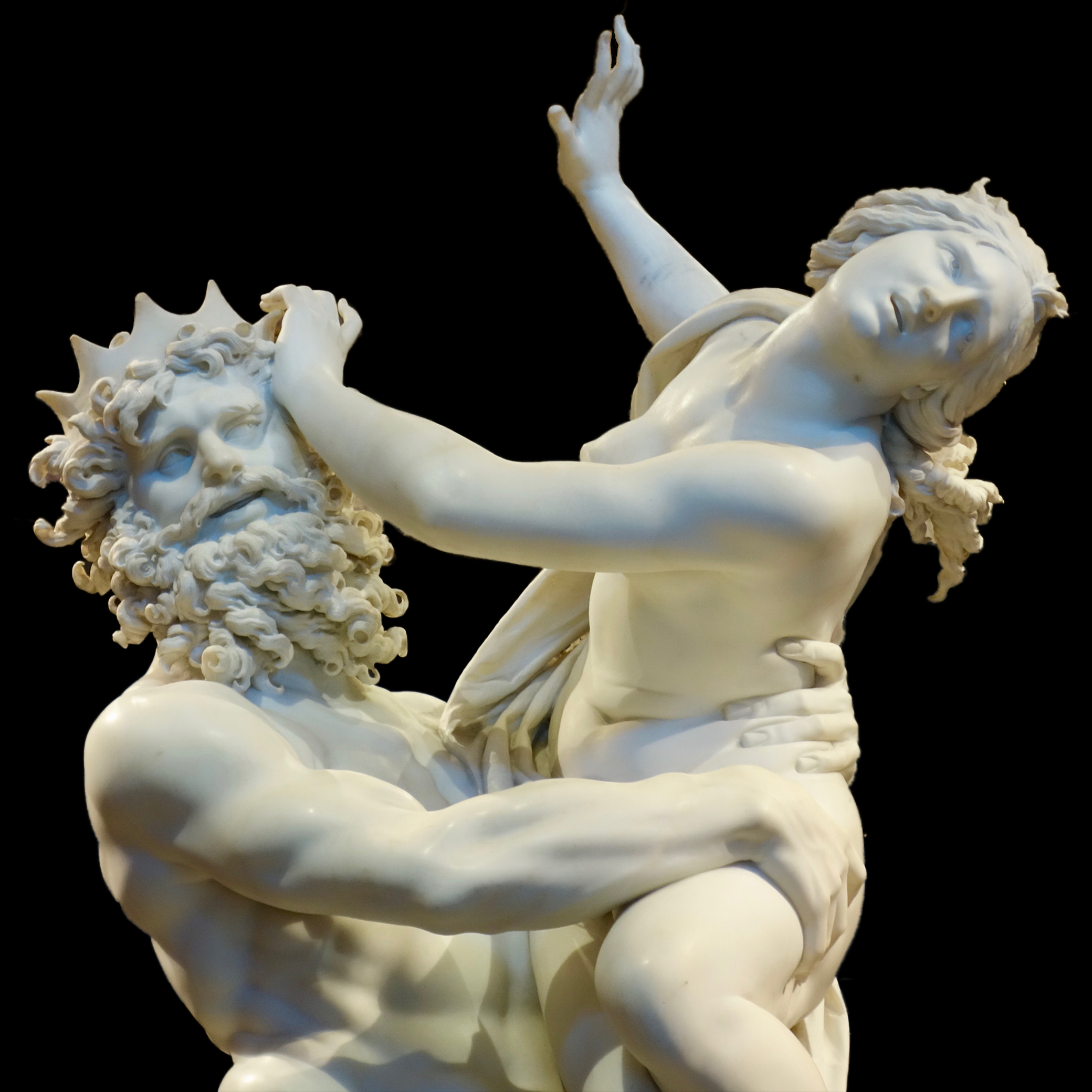 The Rape of Proserpina, by Gianlorenzo Bernini, c. 1618–25. Photograph by Sonse. Flickr (CC BY 2.0). The Rape of Proserpina, by Gianlorenzo Bernini, c. 1618–25. Photograph by Sonse. Flickr (CC BY 2.0).