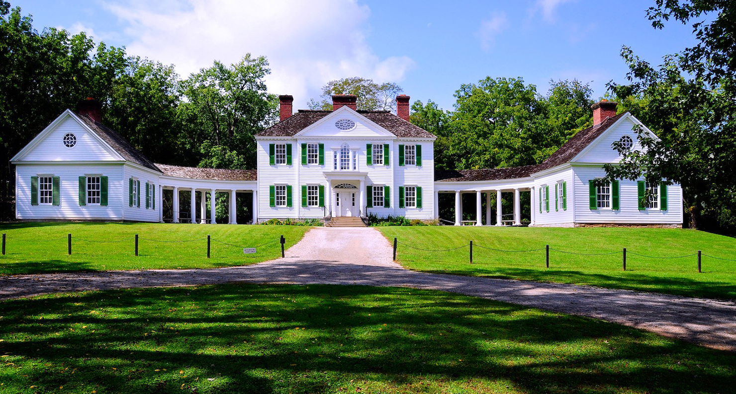 The rebuilt Blennerhassett mansion.