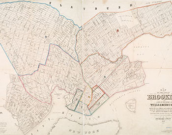 A map of Brooklyn from 1846.