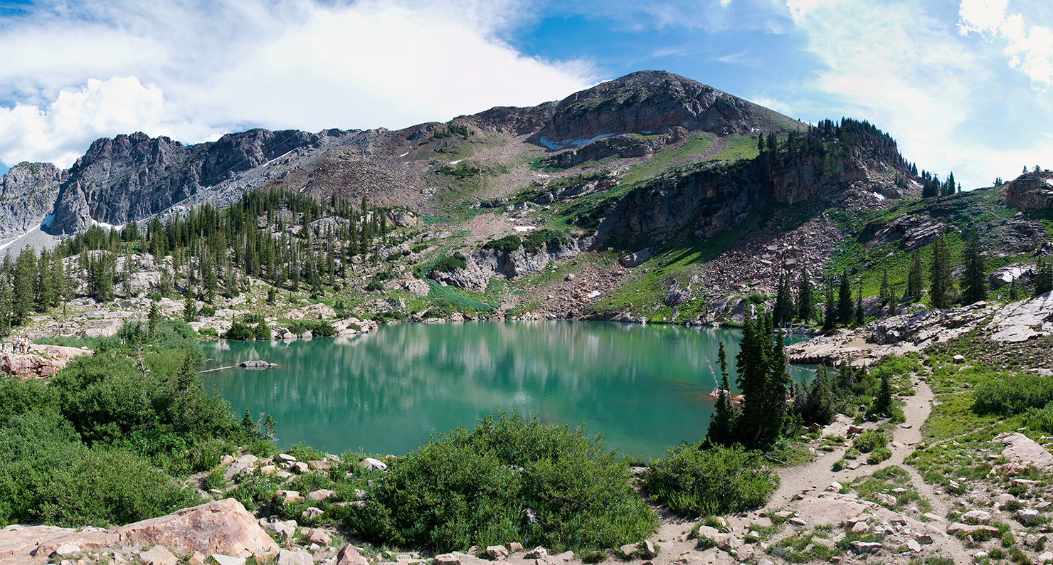 Cecret Lake in the Albion Basin area near Alta, Utah. Photograph by Jeffrey McGrath. CC BY-SA 3.0.