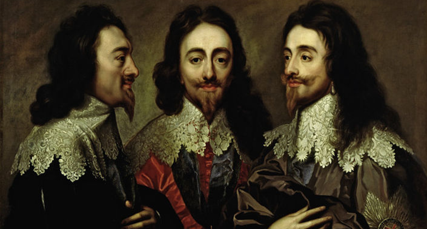 Charles I (detail), by Anthony van Dyck, c. 1750. Victoria & Albert Museum, bequeathed by John Jones. Charles I (detail), by Anthony van Dyck, c. 1750. Victoria & Albert Museum, bequeathed by John Jones.