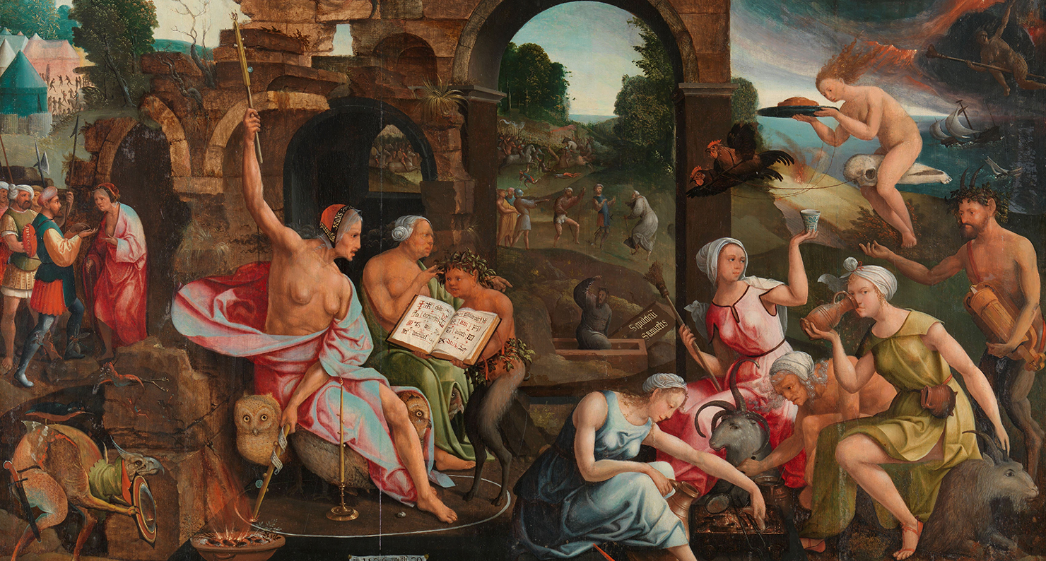 Saul and the Witch of Endor, by Jacob Cornelisz van Oostsanen, 1526. Rijksmuseum.