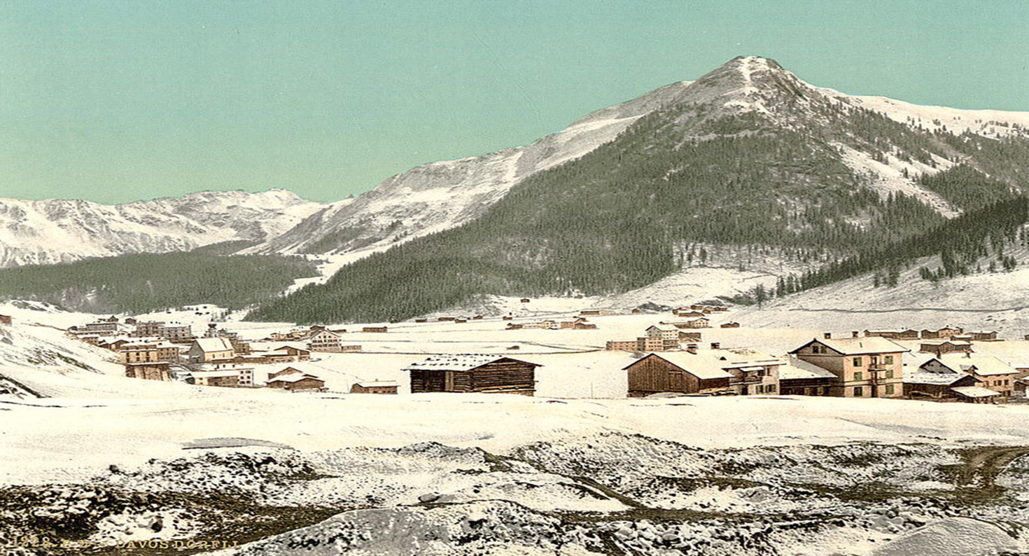 Davos, Dorfli, and Seehorn in Winter, c. 1890. Library of Congress, Prints and Photographs Division.
