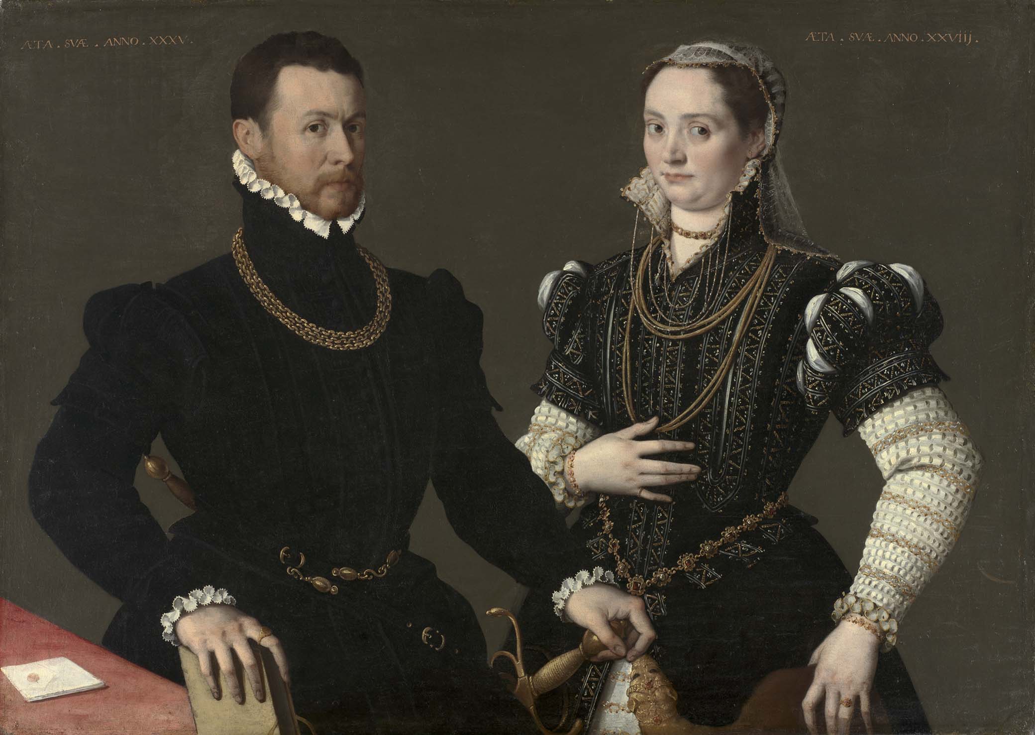 Portrait of a Couple, c. 1580. 