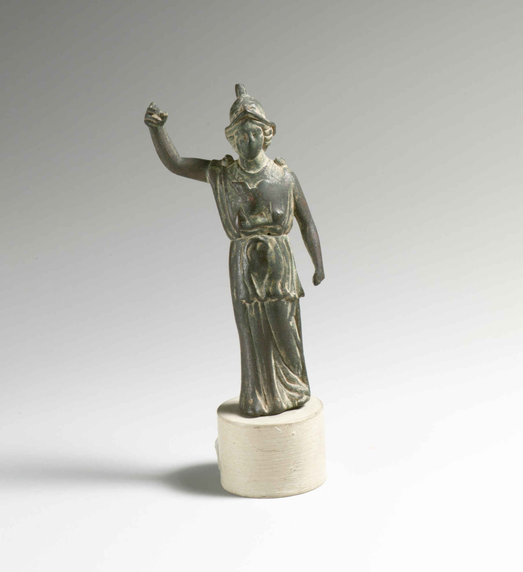 Bronze statuette of Athena, circa second century. The Metropolitan Museum of Art. Bronze statuette of Athena, circa second century.