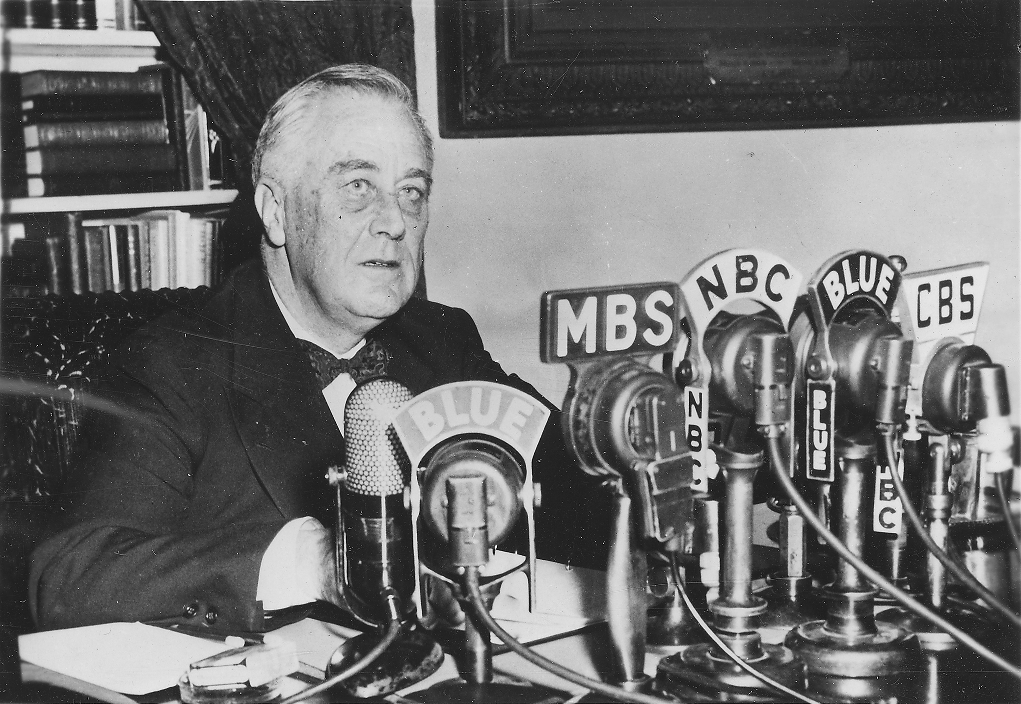 President Franklin D. Roosevelt in Washington, DC, January 11, 1944. National Archives and Record Administration, Franklin D. Roosevelt Library.