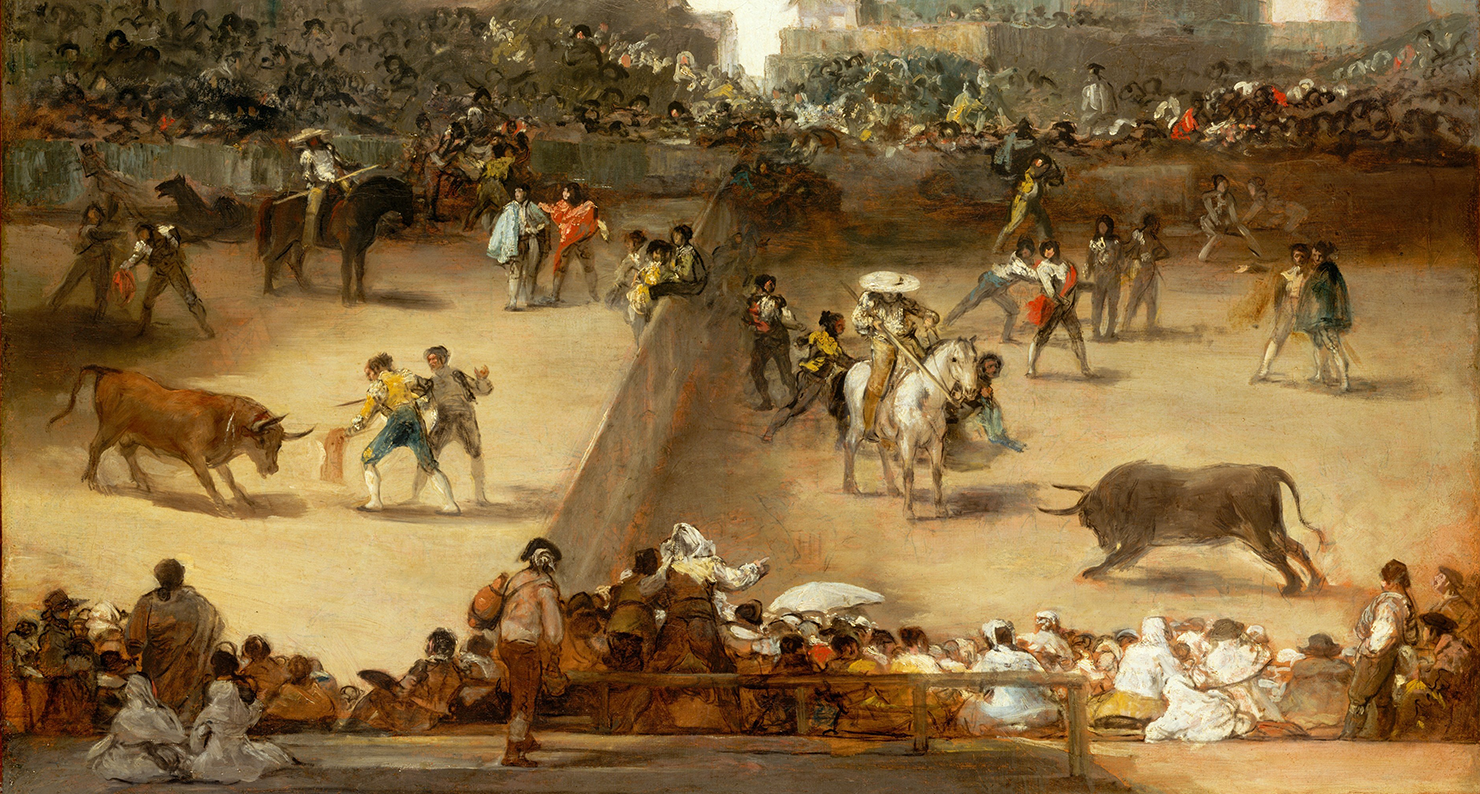 Bullfight in a Divided Ring, attributed to Goya. The Metropolitan Museum of Art, Catharine Lorillard Wolfe Collection, Wolfe Fund, 1922. Bullfight in a Divided Ring, attributed to Goya. The Metropolitan Museum of Art, Catharine Lorillard Wolfe Collection, Wolfe Fund, 1922.
