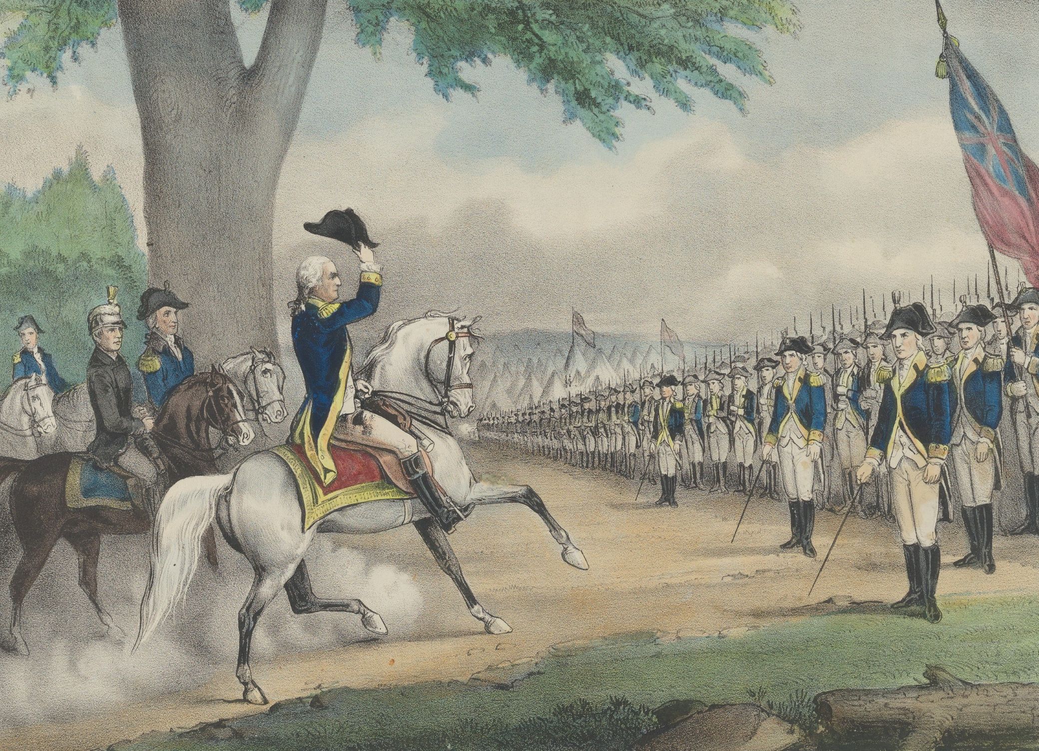 Washington Taking Command of the American Army