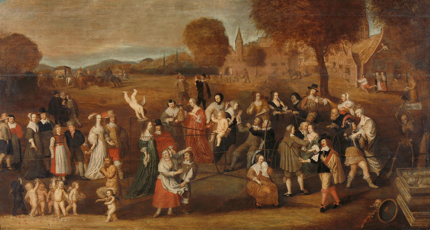 The Marriage Trap: An Allegory of Marriage, by Hendrik Noorderwiel, 1647. Rijksmuseum, on loan from the Koninklijk Oudheidkundig Genootschap. The Marriage Trap: An Allegory of Marriage, by Hendrik Noorderwiel, 1647. Rijksmuseum, on loan from the Koninklijk Oudheidkundig Genootschap.