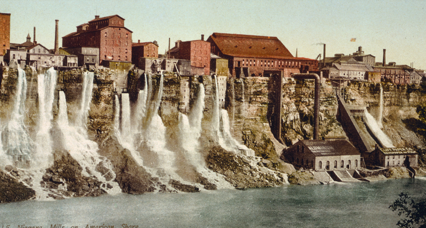 Niagara Falls mills district, c. 1900. Library of Congress, Prints and Photographs Division.