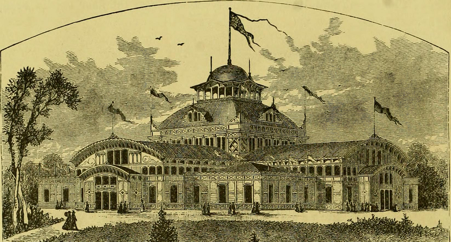 The Women’s Pavilion at the United States’ first world fair, Philadelphia, 1876. The Women’s Pavilion at the United States’ first world fair, Philadelphia, 1876.