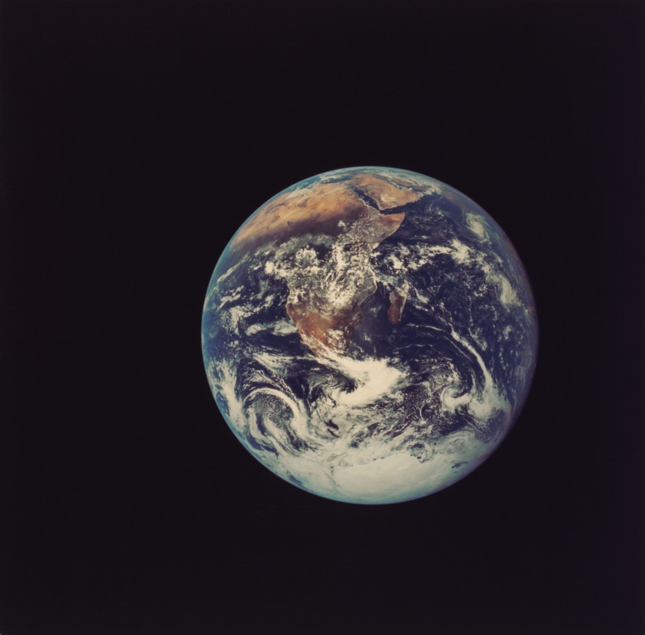 Full Disk Earth, Apollo 17, 1972, Harrison Schmitt
