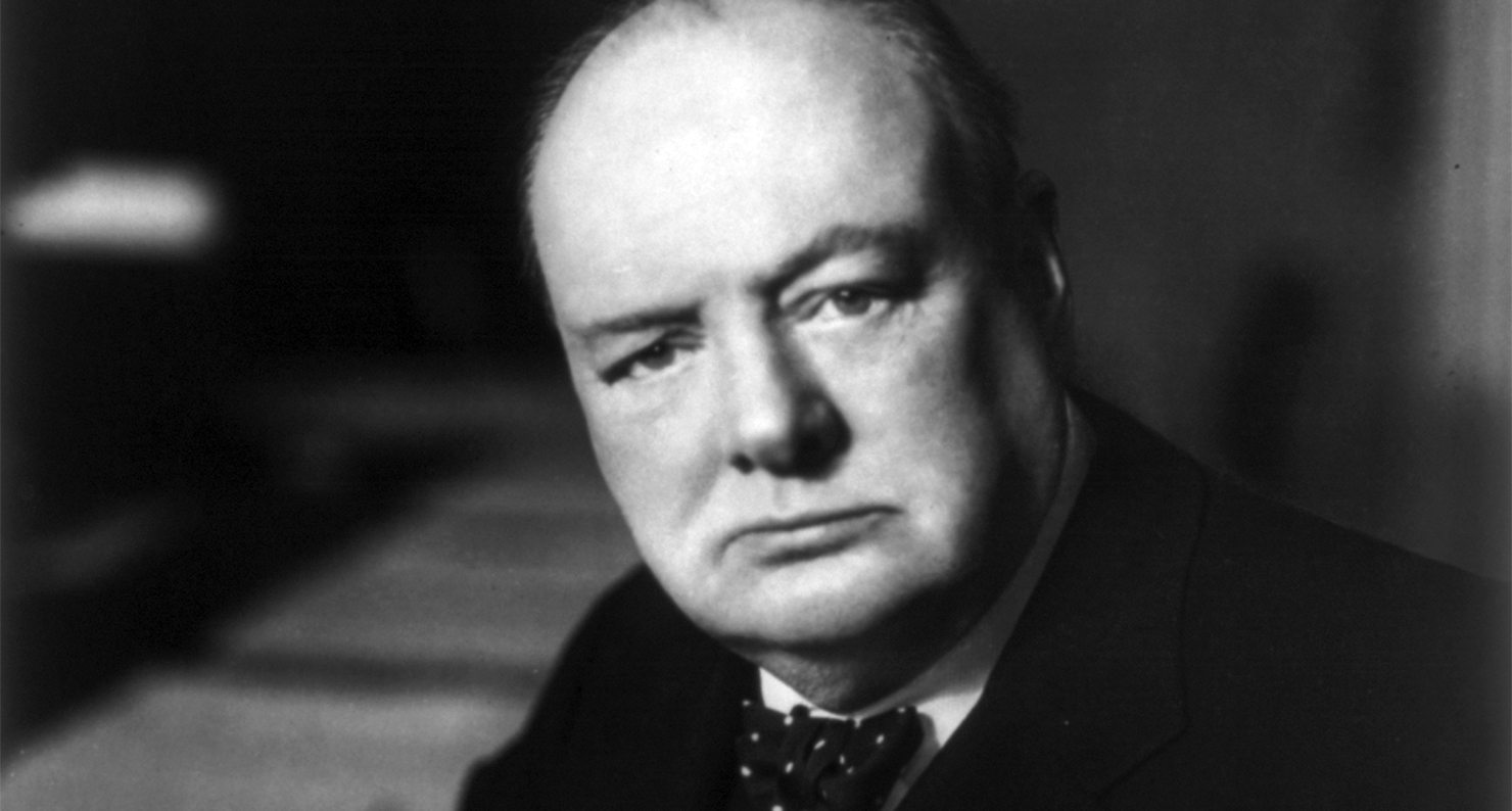 Sir Winston Churchill, Prime Minister of the United Kingdom, 1941.