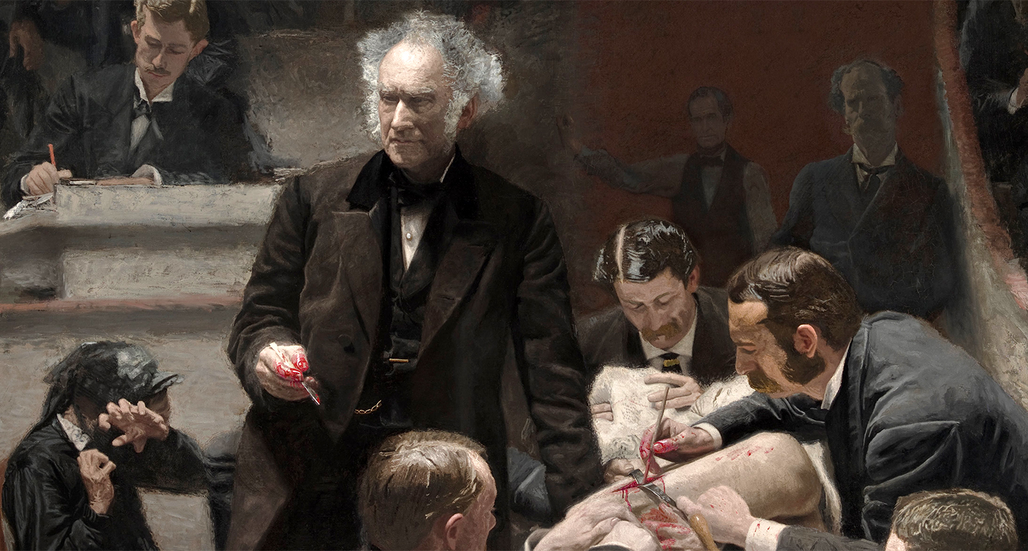 Portrait of Dr. Samuel D. Gross (The Gross Clinic), by Thomas Eakins, 1875.