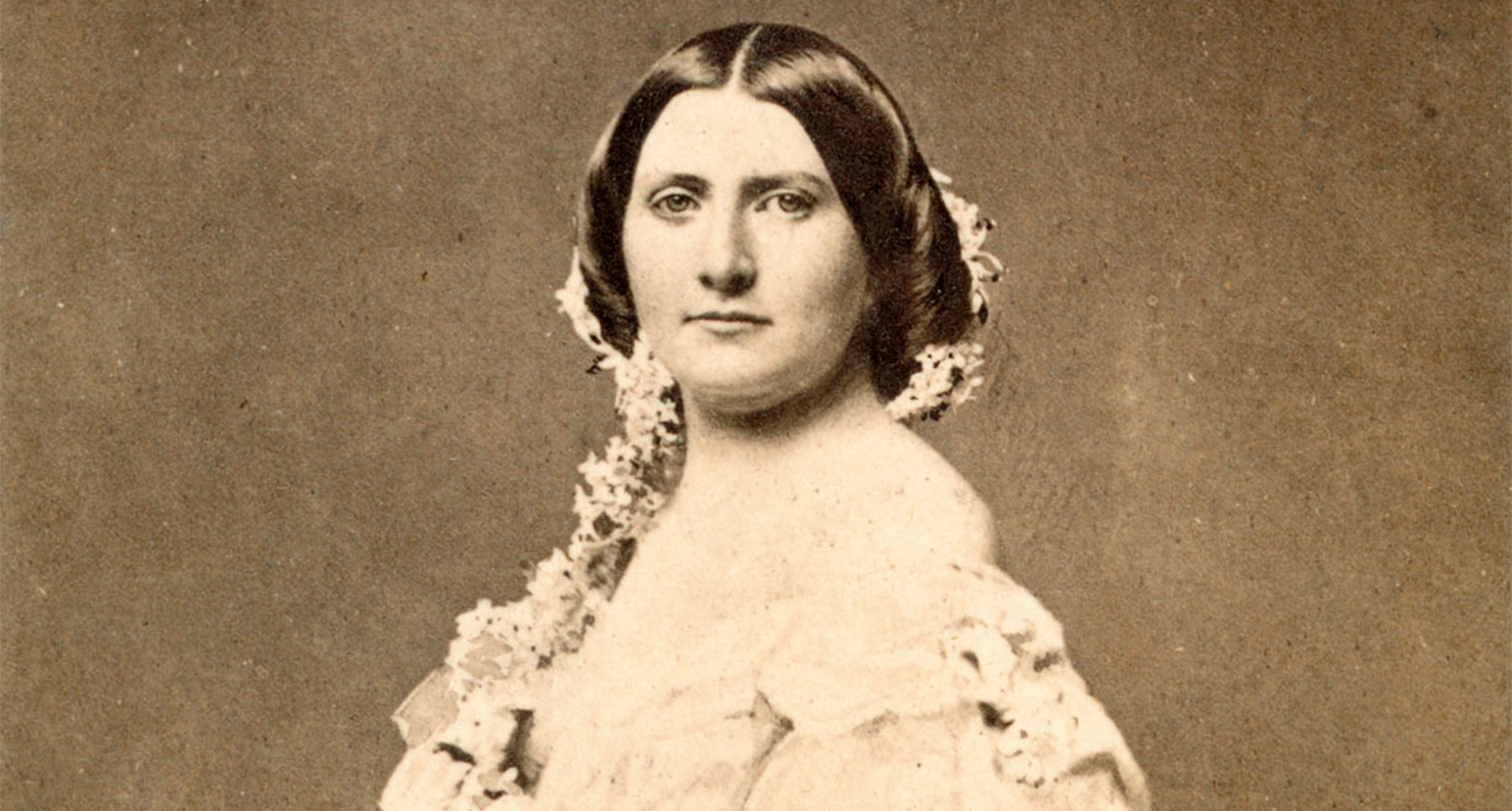 Harriet Lane, Niece of US President James Buchanan, 1860.