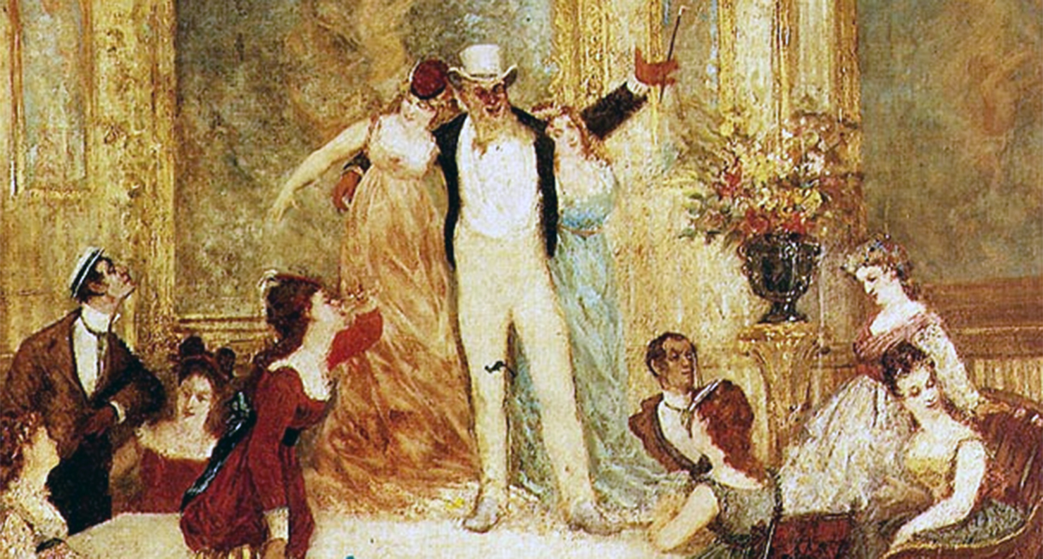 Une Soireé Chez La Païva, by Adolphe Joseph Thomas Monticelli, nineteenth century.