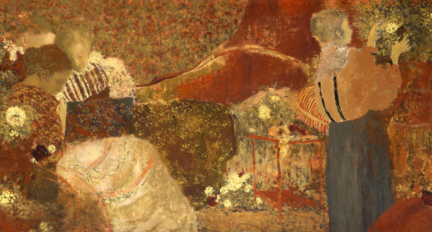 The Album (detail), by Édouard Vuillard, 1895. The Metropolitan Museum of Art.