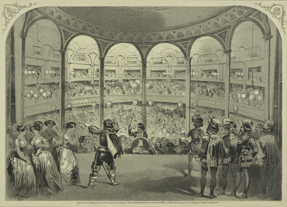 The Italian Opera at Castle Garden. The New York Public Library, The Miriam and Ira D. Wallach Division of Art, Prints and Photographs: Print Collection.