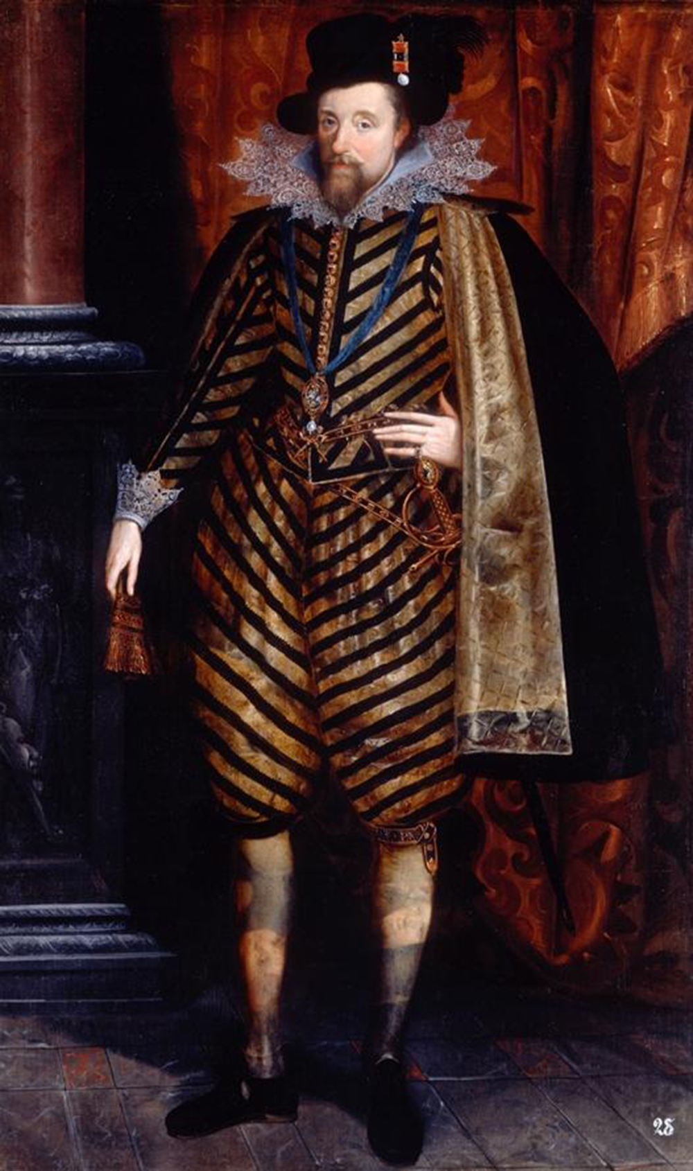 Portrait of King James I, c. 1618–20.