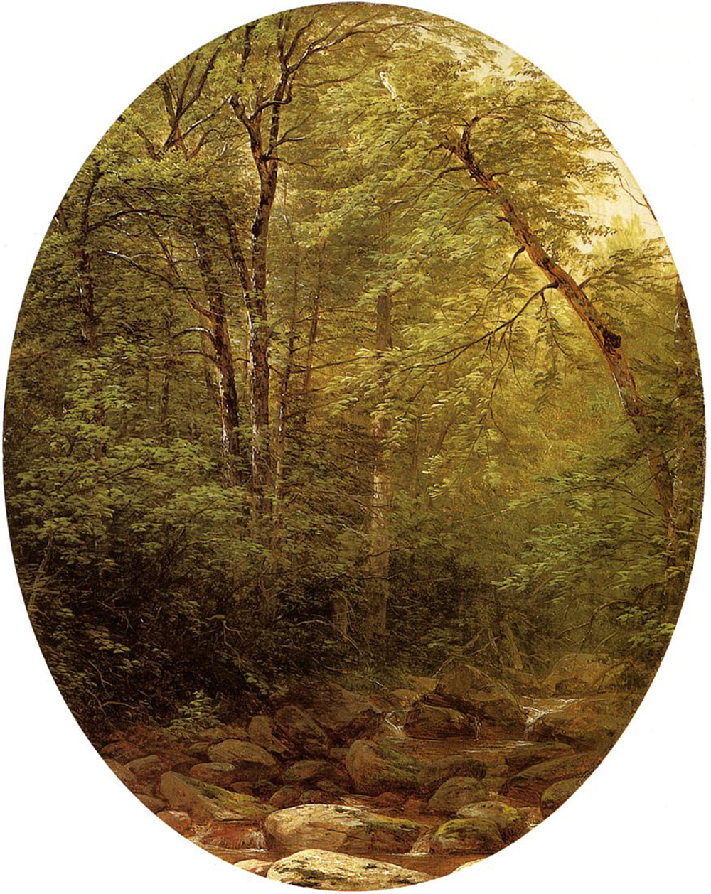 Above the Falls, Catskill, by John William Casilear, c. 1862.