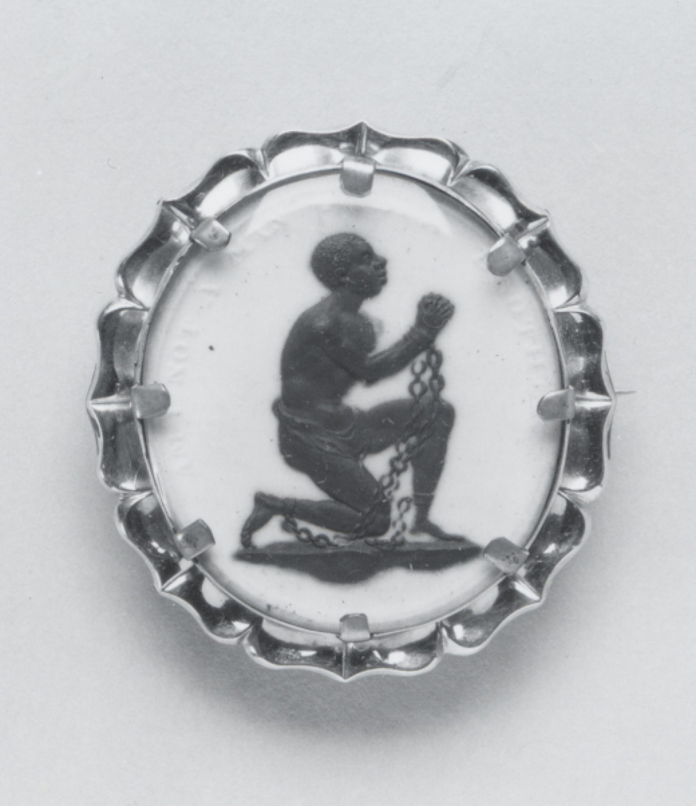 Antislavery cameo by Josiah Wedgwood, 1787. Walters Art Museum.