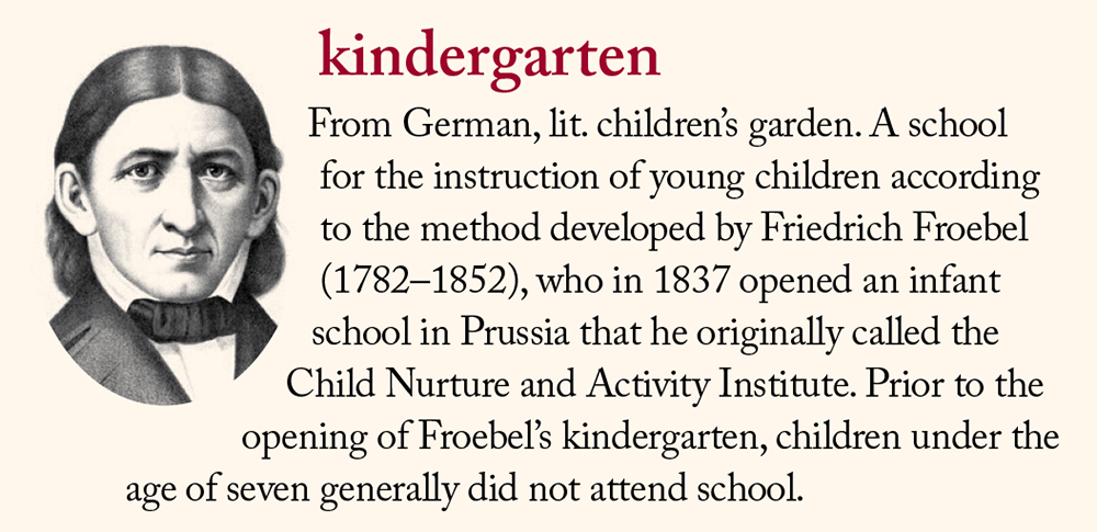 Kindergarten.