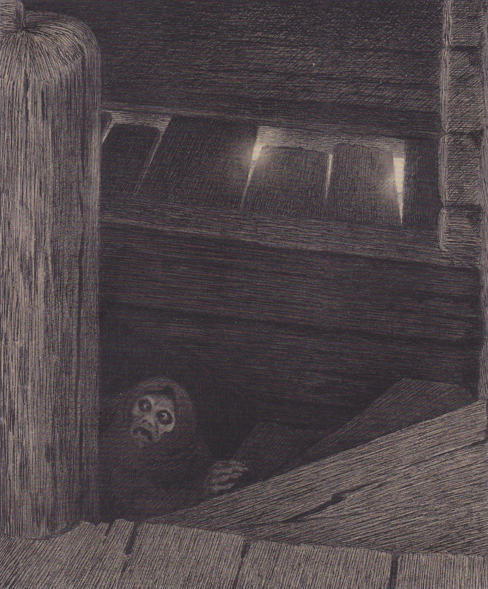 “The Plague on the Stair,” by Theodor Severin Kittelsen, 1896.