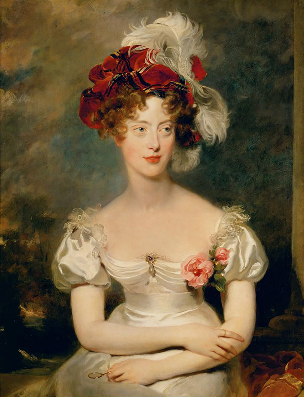 La Duchesse de Berry, by Thomas Lawrence, 1825. Wikimedia Commons, Palace of Versailles.