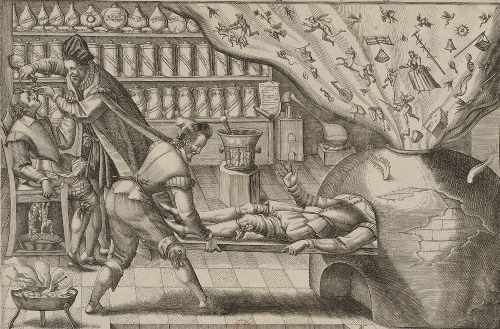 The Doctor Heals Fantasy, by Mattheus Greuter, 1620.