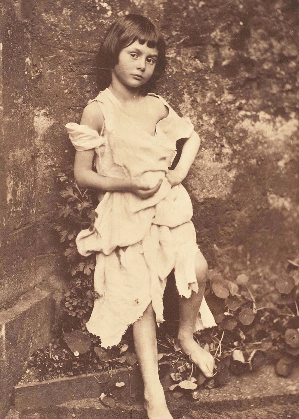 Alice Liddell as “The Beggar Maid,” by Lewis Carroll, 1858.