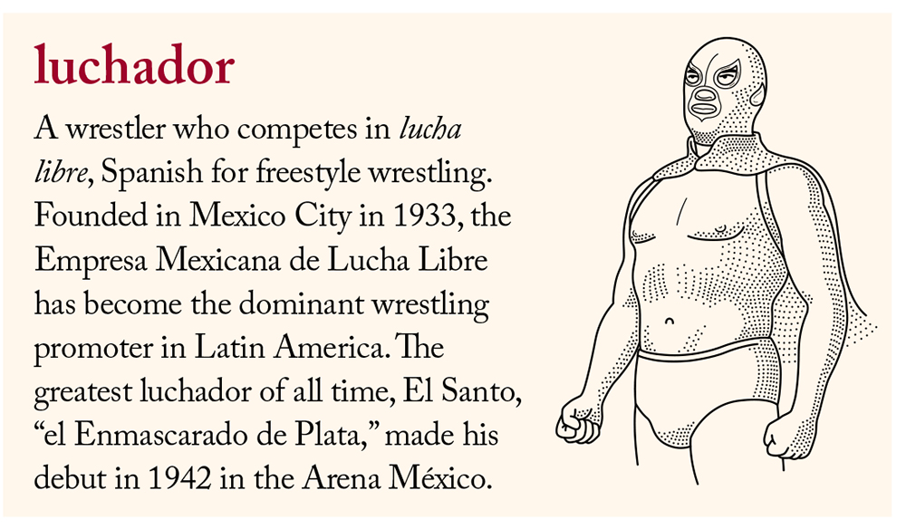 El Santo. Illustration by Christopher Brian King.