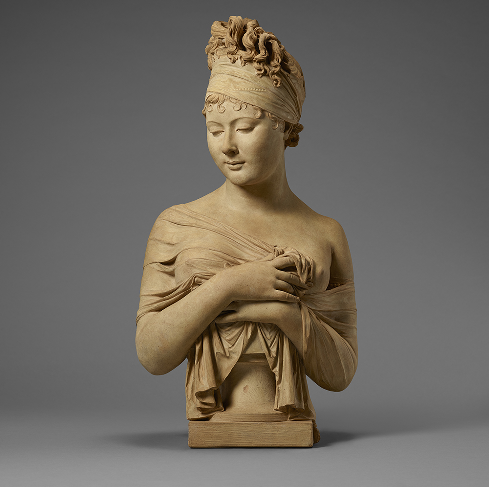 Bust of Juliette Récamier, by Joseph Chinard, c. 1800. © The J. Paul Getty Museum , Los Angeles; digital image courtesy of the Getty’s Open Content Program.