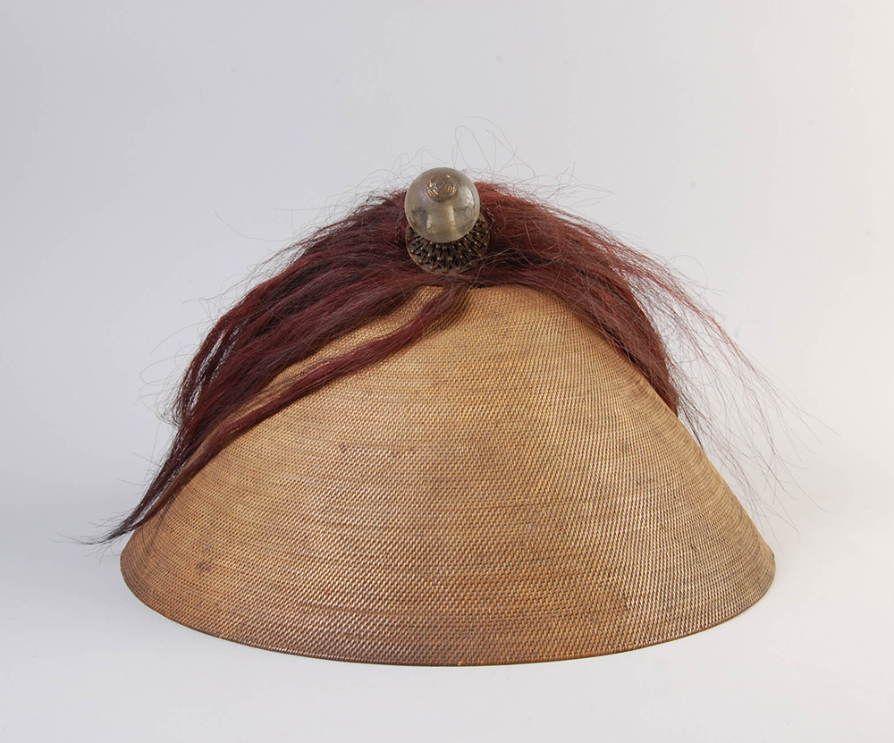 Mandarin’s cap, early nineteenth century, Tibet. British Museum (CC BY-NC-SA 4.0).