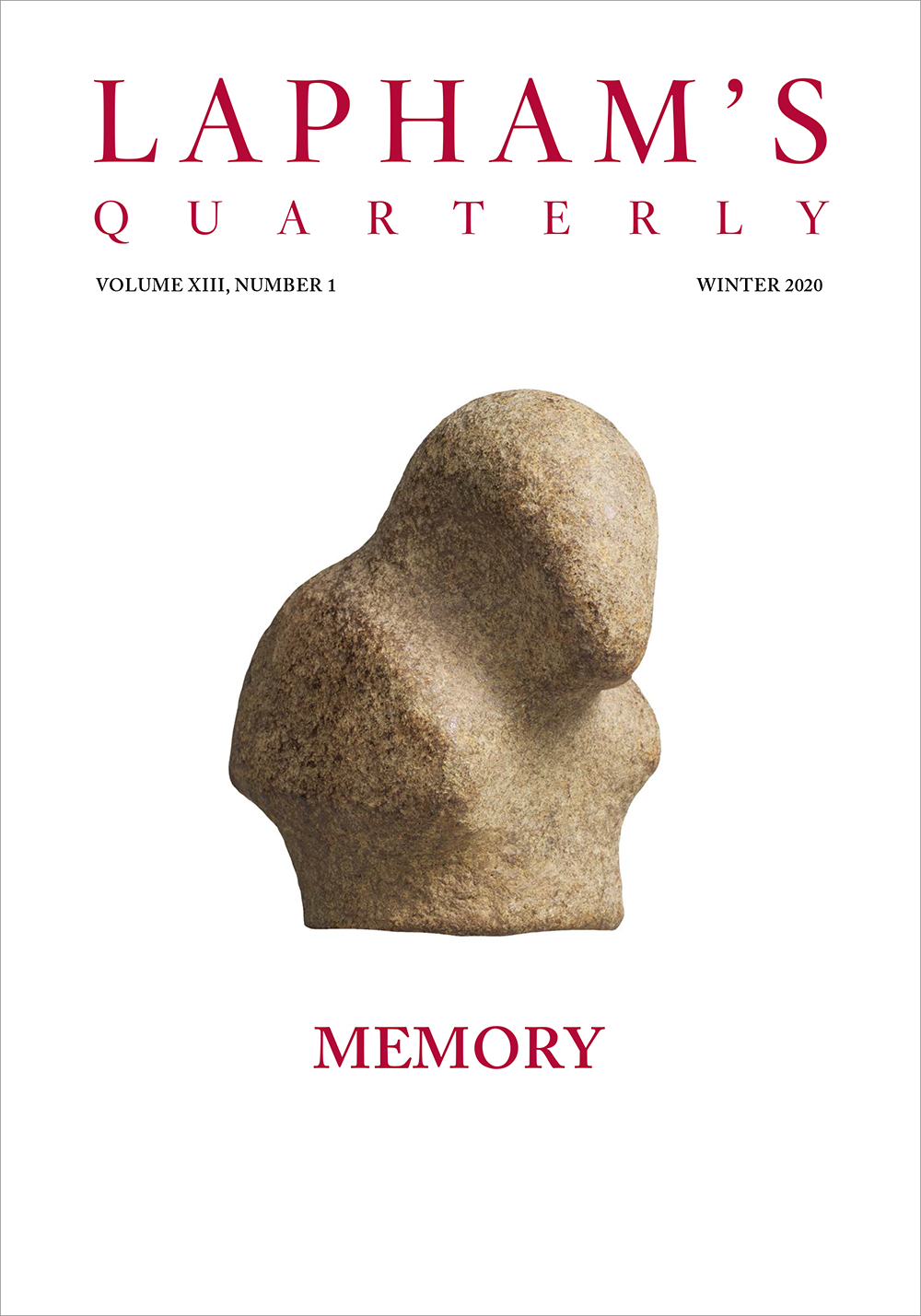 Cover of Memory, the Winter 2020 issue of Lapham’s Quarterly.