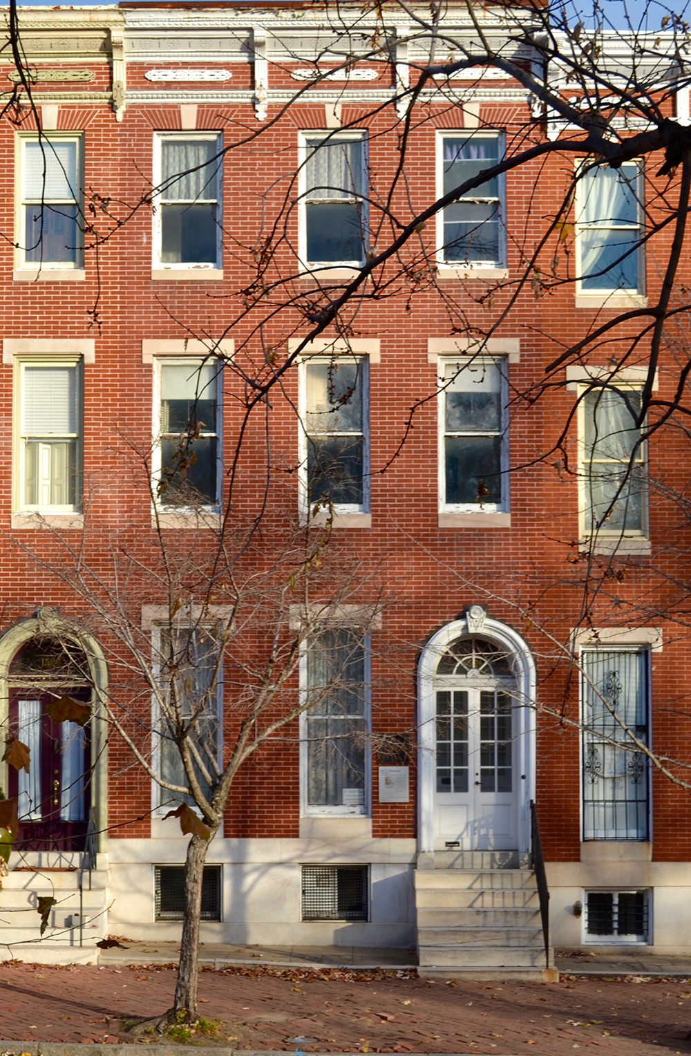 1524 Hollins Street, Baltimore, MD. Photograph by Andrew Holter.