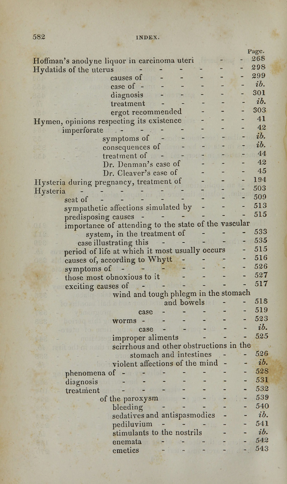 From A Treatise on the Diseases of Females by William P. Dewees, 1833. National Library of Medicine.