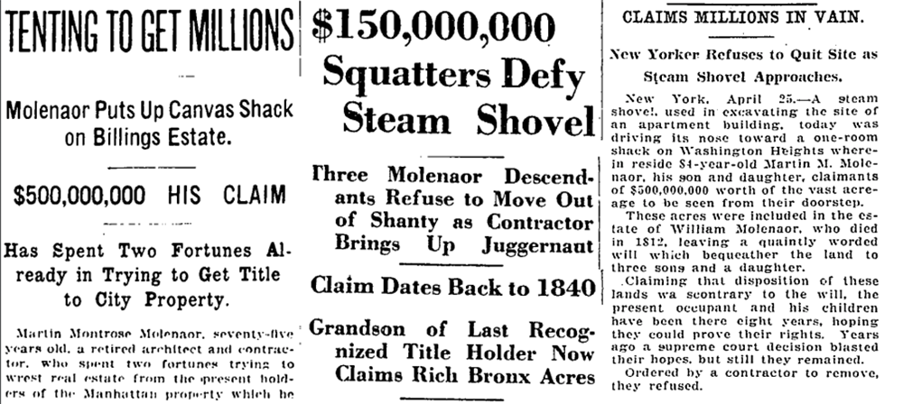 New York Tribune, May 13, 1913; New York Tribune, April 25, 1921; The Washington Post, April 26, 1921.