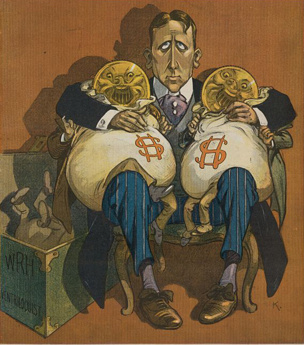 “Money Talks,” by Udo J. Keppler, from Puck, 1906. Library of Congress, Prints and Photographs Division.