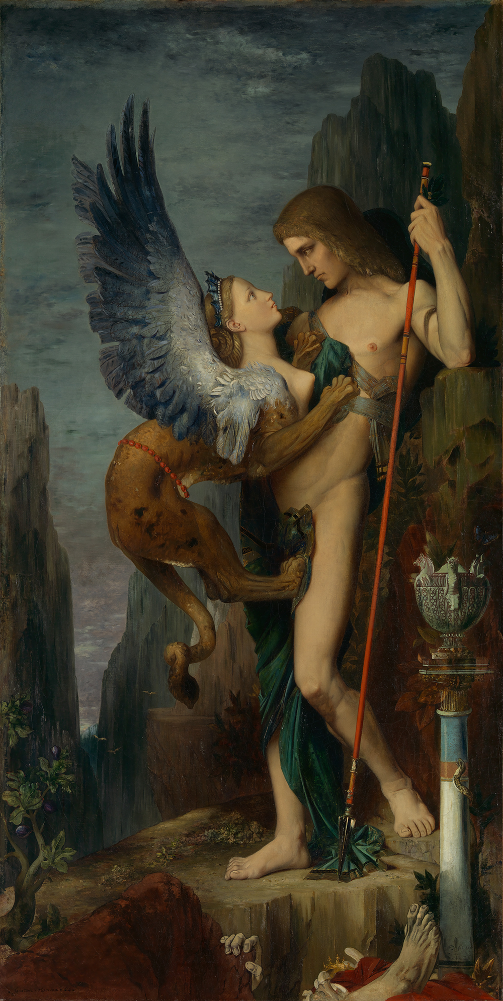 “Oedipus and the Sphinx,” by Gustave Moreau, 1864. The Metroplitan Museum of Art, Bequest of William H. Herriman, 1920. “Oedipus and the Sphinx,” by Gustave Moreau, 1864. The Metroplitan Museum of Art, Bequest of William H. Herriman, 1920.