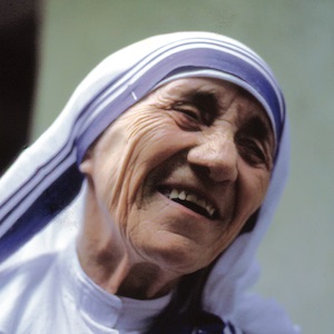 A photograph of Mother Teresa