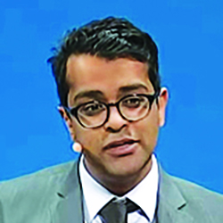 A photograph of Harish Natarajan