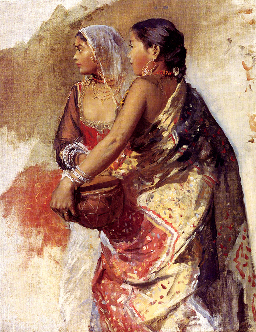 Two Nautch Girls, by Edwin Lord Weeks. Wikimedia Commons.