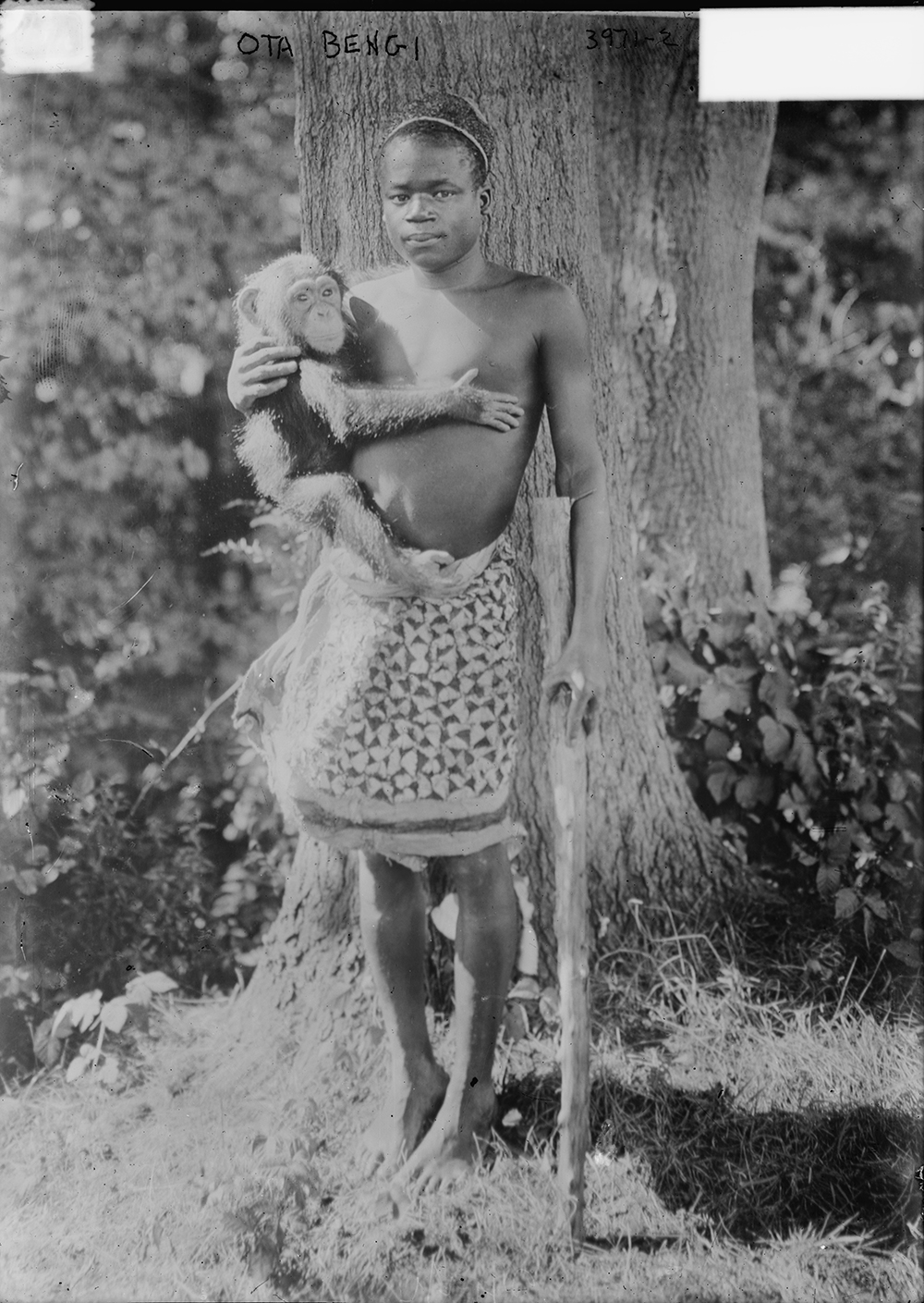 Ota Benga, c. 1915. Photograph by Bain News Service. Library of Congress, Prints and Photographs Division.