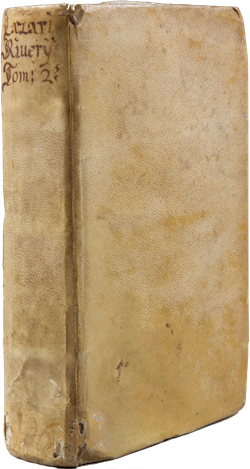 A book bound in parchment