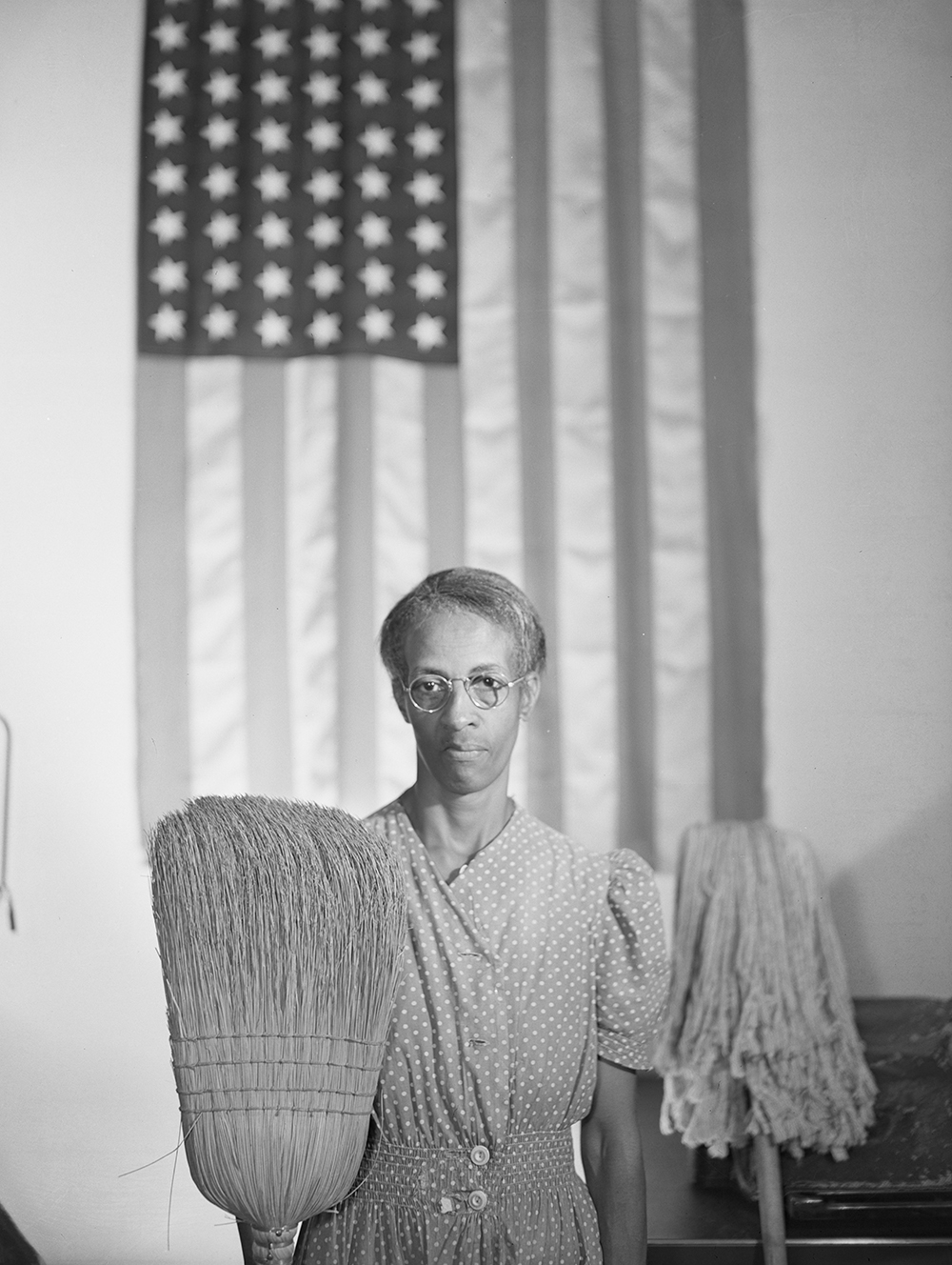 American Gothic, by Gordon Parks, 1942. Library of Congress, Prints and Photographs Division.